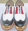 Bari-Blackwhite/red lizard wing tip