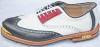 Bari-Black/White/Red lizarf wing tip