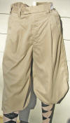 Khaki Microfiber Golf Knickers